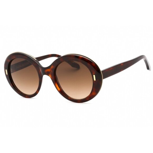 NEW CUTLER AND GROSS CG1327S 004 OVAL HAVANA WOMEN SUNGLASSES